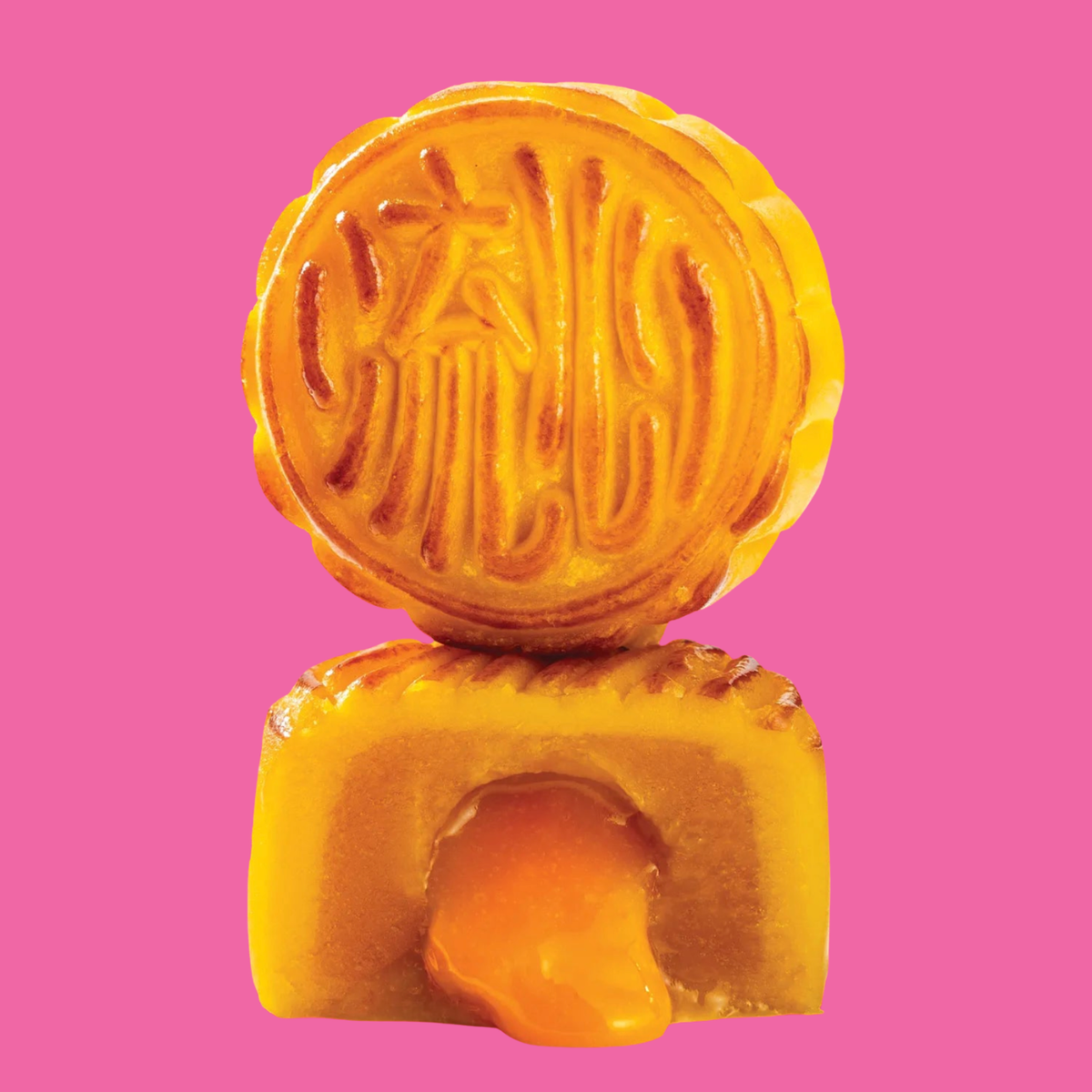 Golden Lava Custard Mooncake