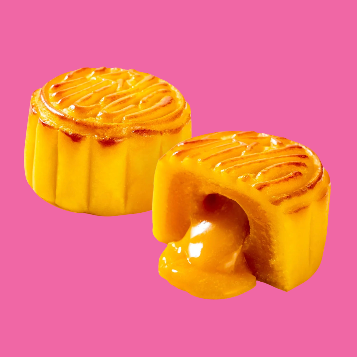 Golden Lava Custard Mooncake