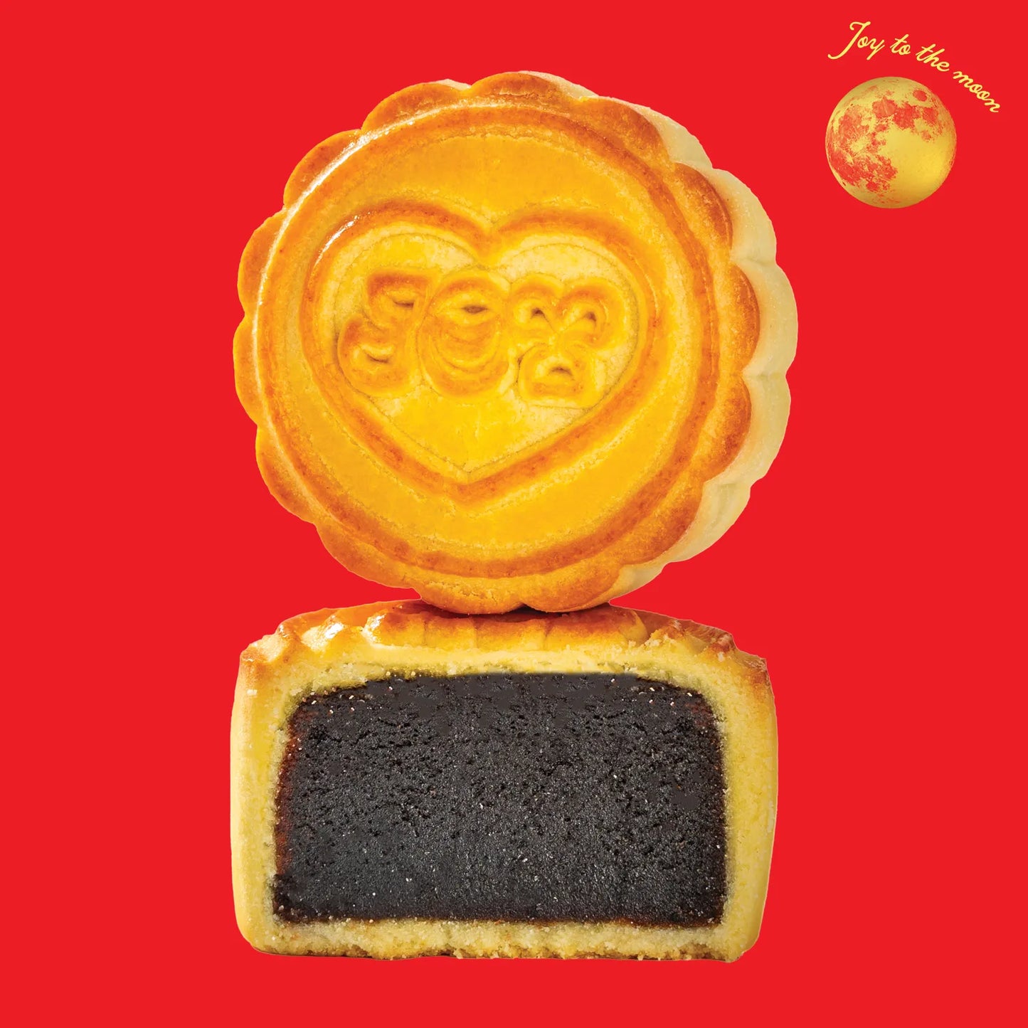 Black Sesame & Pu'er Tea Mooncake