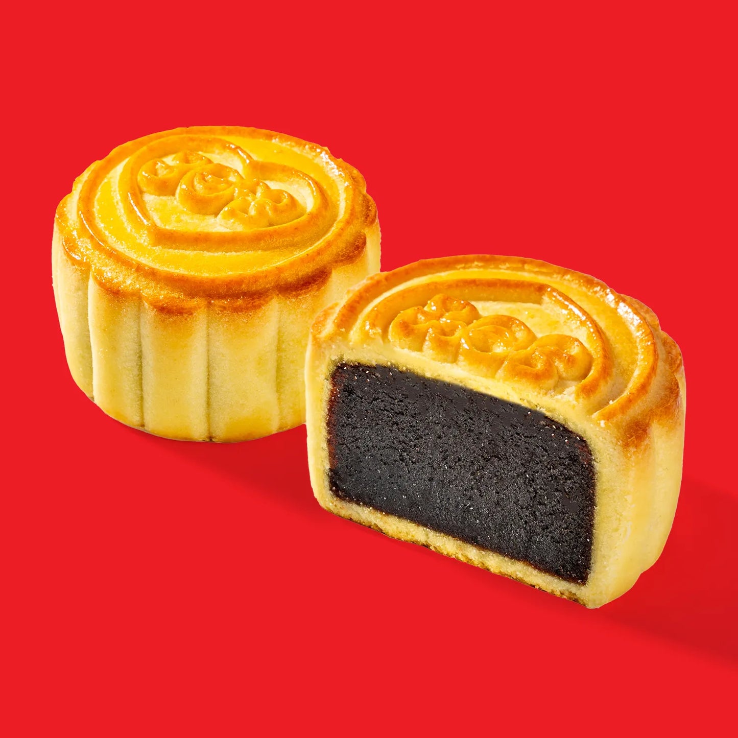 Black Sesame & Pu'er Tea Mooncake