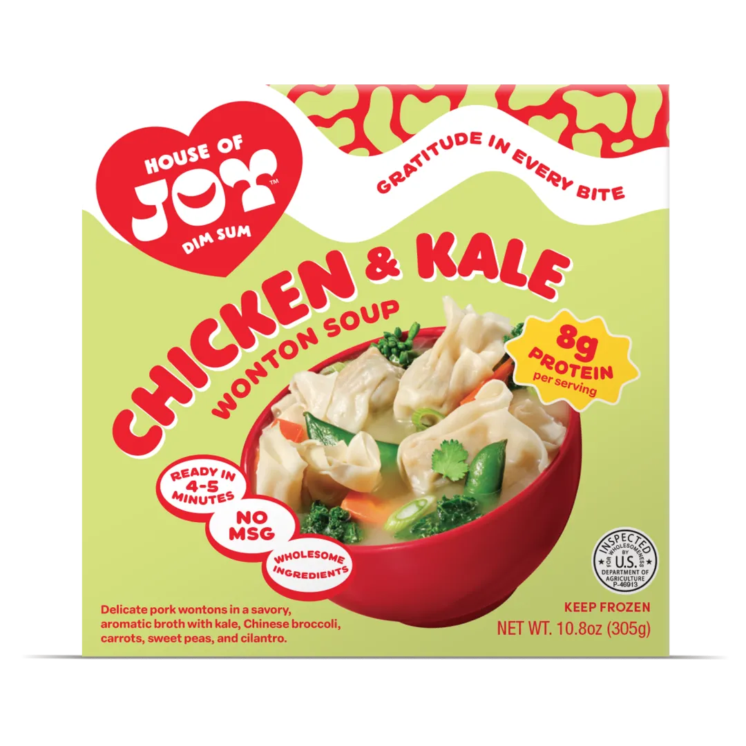 Chicken & Kale Wonton Soup